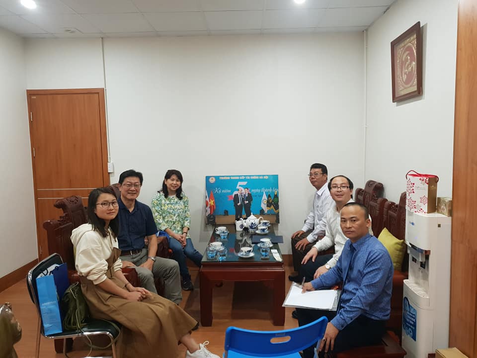Đoàn cán bộ trường Đại Học Khoa Học & Công Nghệ Đức Minh - Đài Loan đến thăm và làm việc với Trường trung cấp tài chính Hà Nội