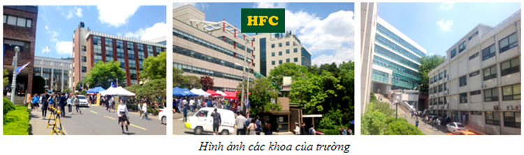 Hình ảnh các góc Đại Học Sanmyung